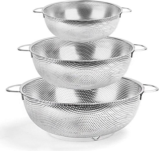 set di setole in acciaio inossidabile (set di 3 / 28 cm, 20 cm)