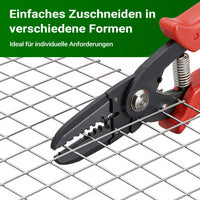 Rete da voliera 4 angoli Maglie 12x12mm Rotolo da 25m alto 50cm In acciaio zincato