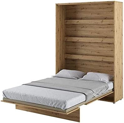 Lenart bed concept LETTO PIEGHEVOLE LED cm 151x46-228x217h ROVERE