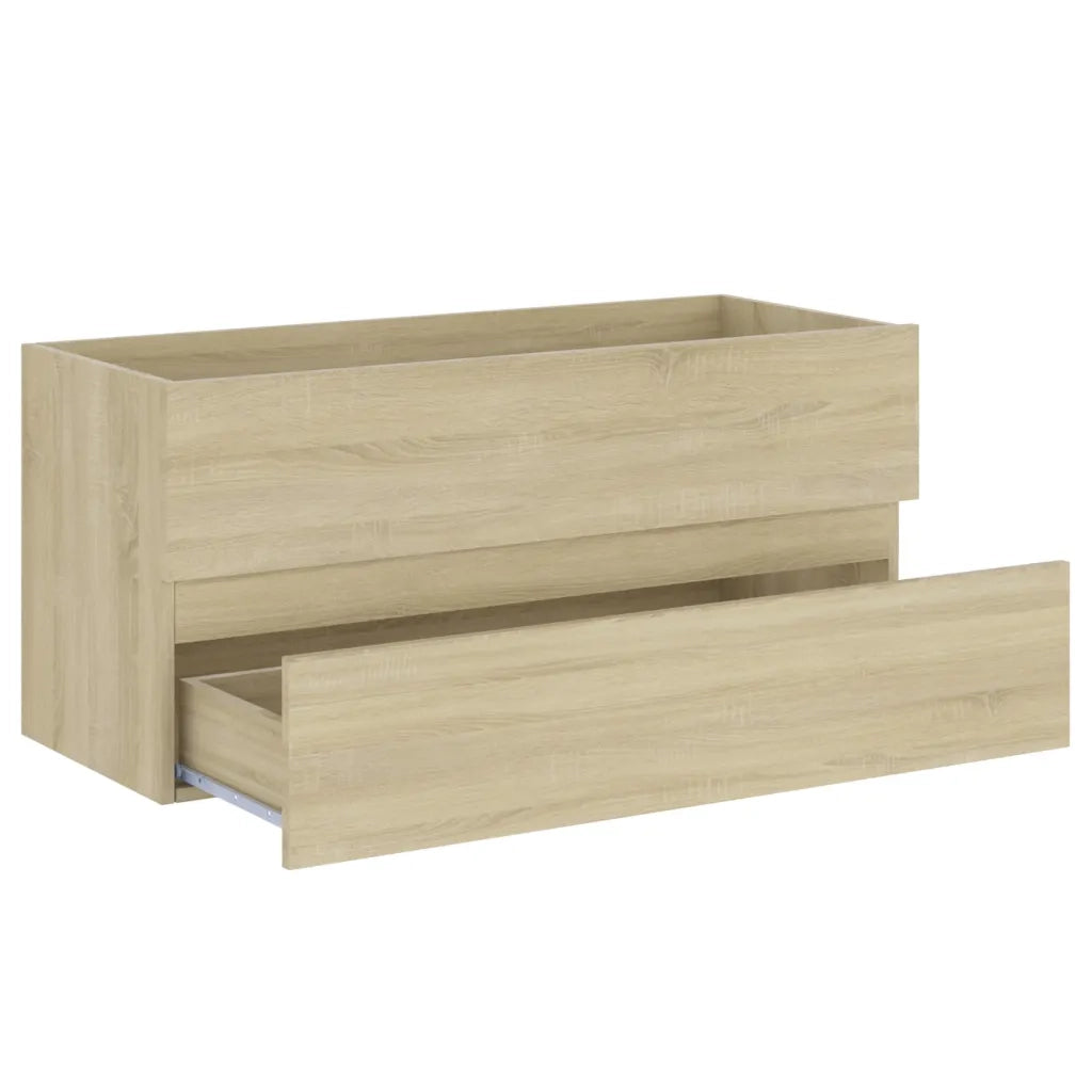 Mobile con Lavabo Integrato Rovere Sonoma in Legno Multistrato 3071570