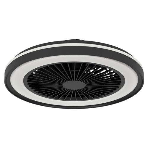 Ventilatore soffitto con luce eglo 35203 sint andrÉ black e white