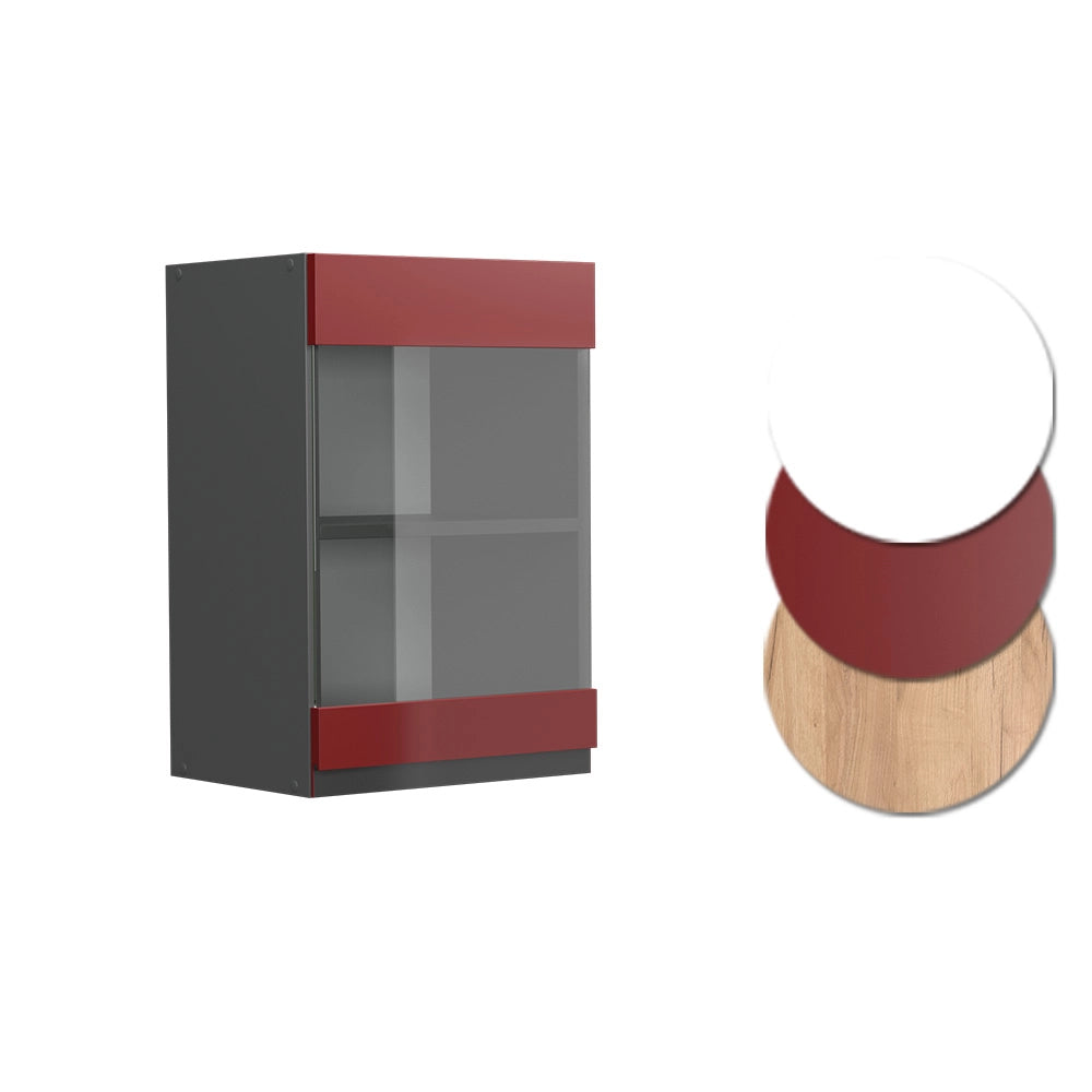 Vicco Mobile alto Rosso 40 cm Forma a J