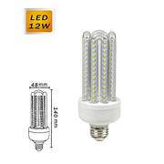 Trade Shop - Lampadina Led E27 Da 12 W Luce Calda 3000k Naturale 4000k Fredda 6500k 4u-01t -