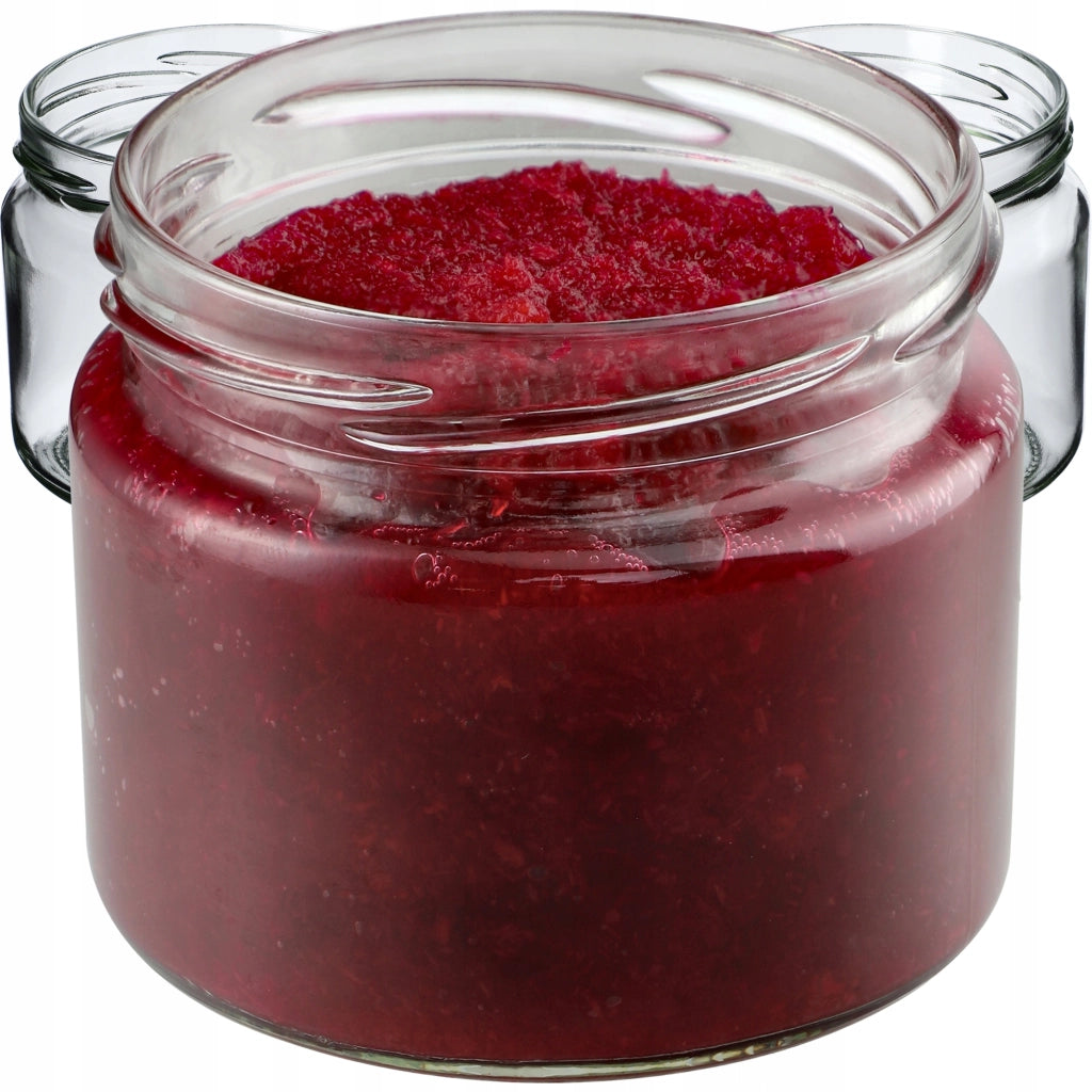 KADAX 10 pezzi Barattoli da 330 ml Barattoli da 300 ml Per Miele Conserve Marmellate Vetro Fi 82