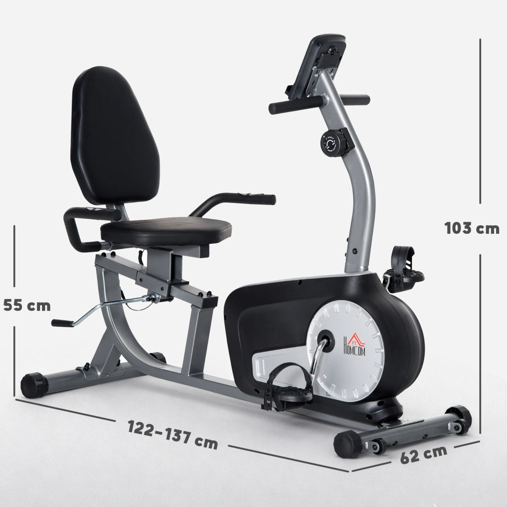 Cyclette Orizzontale Recumbent ¨C zephmum ¨C 122-137x62x103 cm