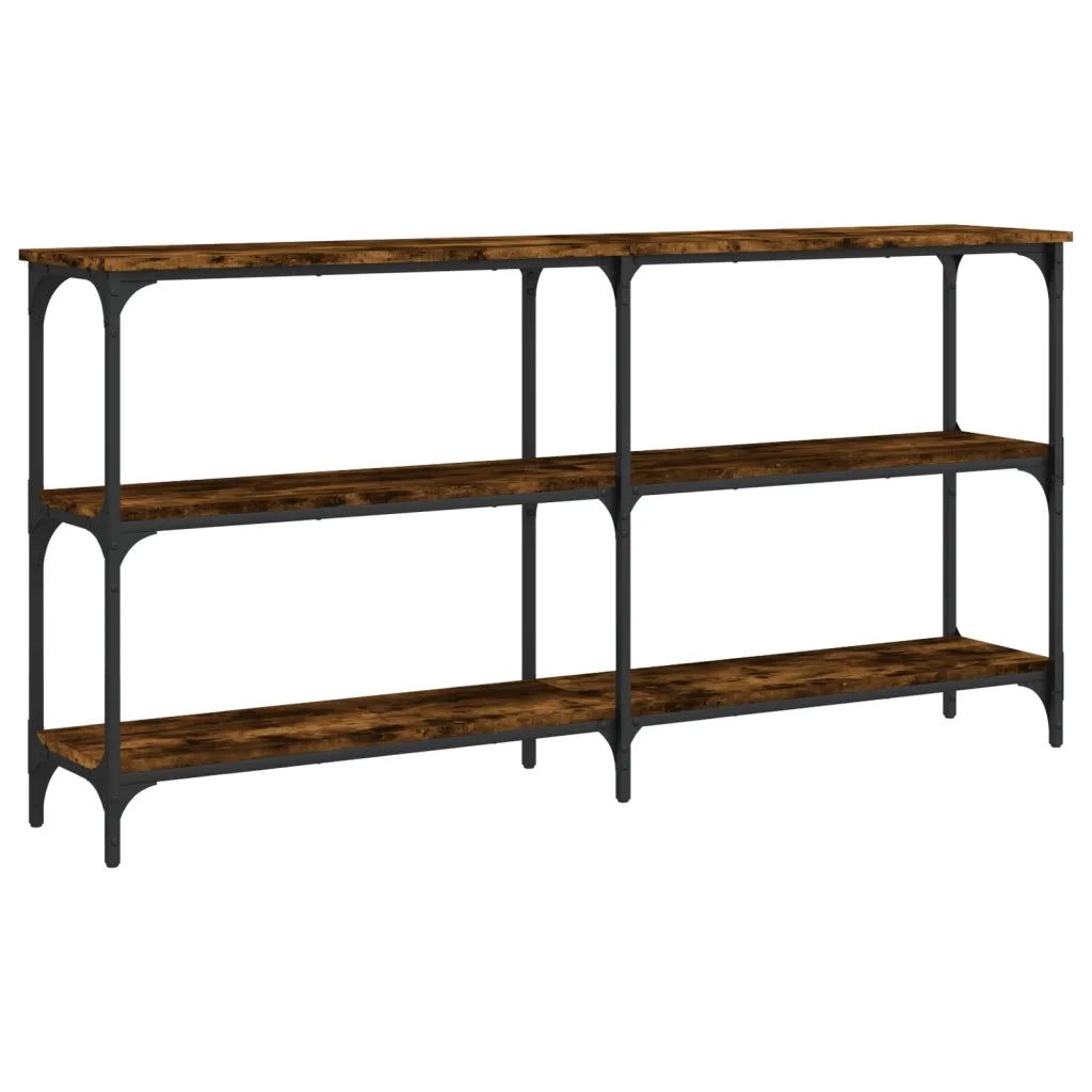Tavolo Consolle Rovere Fumo 150x29x75 cm in Legno Multistratocod mxl 83346