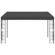 Gazebo a Parete 3x4 m Antracite in Tessuto 47991