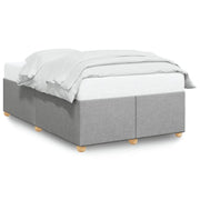 Giroletto senza Materasso Grigio Chiaro 120x190 cm in Tessuto