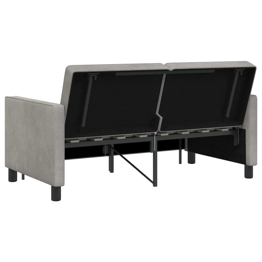 Divano letto Verde chiaro Tessuto