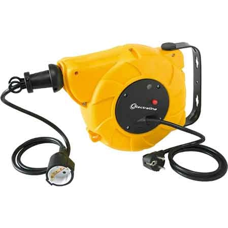 AVVOLGICAVO ELETTRICO AUTOMATICO A MOLLA 15 mt (13+2) - ELECTRALINE