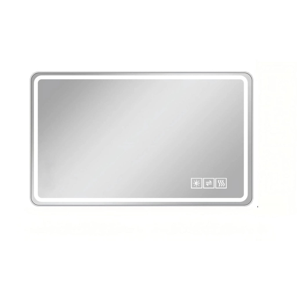 Specchio LED bagno 60x100 cm antiappannamento dimmerabile IP44