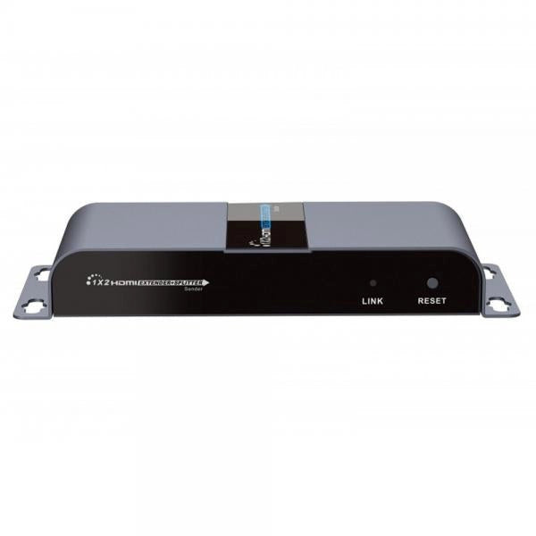 Extender Splitter HDMI 1x2 con IR su Cavo Cat. 6 fino a 40m