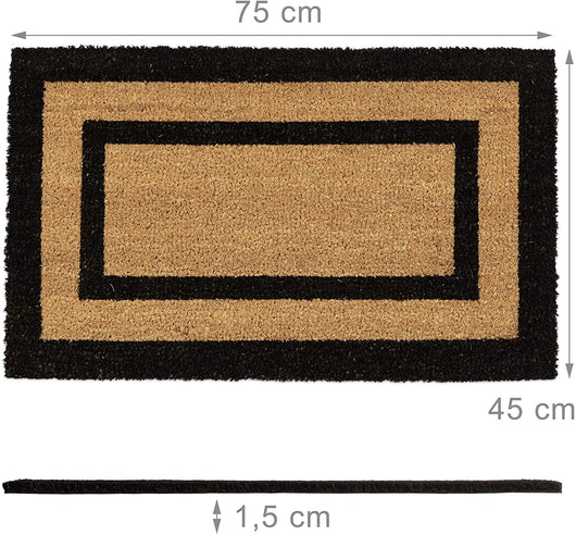 Zerbino tappetino porta d'ingresso asciugamano lungo piede tappeto in fibra di cocco 13_0001876