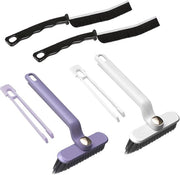 Set di pulizia - 2 pezzi set di spazzole rigide bianche - spazzola rotante - spazzola rigida - spazzola per pulire le giunzioni - spazzole per cucina e bagno - spazzole multifunzionali.