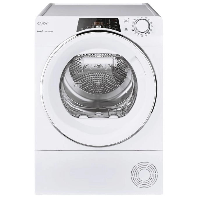 Candy RapidÓ ROE H9A2TCEX-S asciugatrice Libera installazione Caricamento frontale 9 kg A++ Bianco
