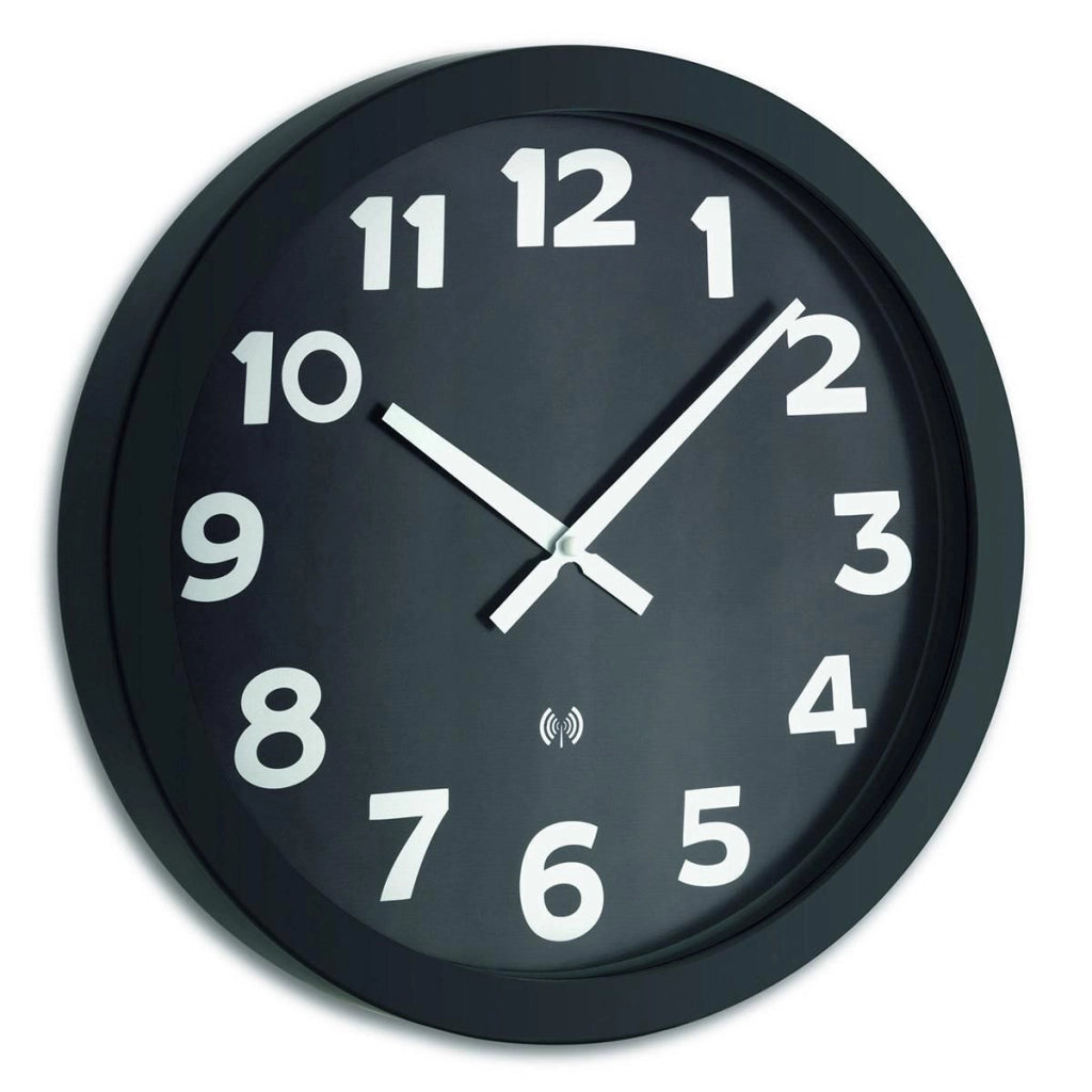 TFA 60.3506 Orologio a Parete Radiocontrollato Diametro 400 mm Profondita' 48 mm Alimentazione con Batteria AA colore Bianco