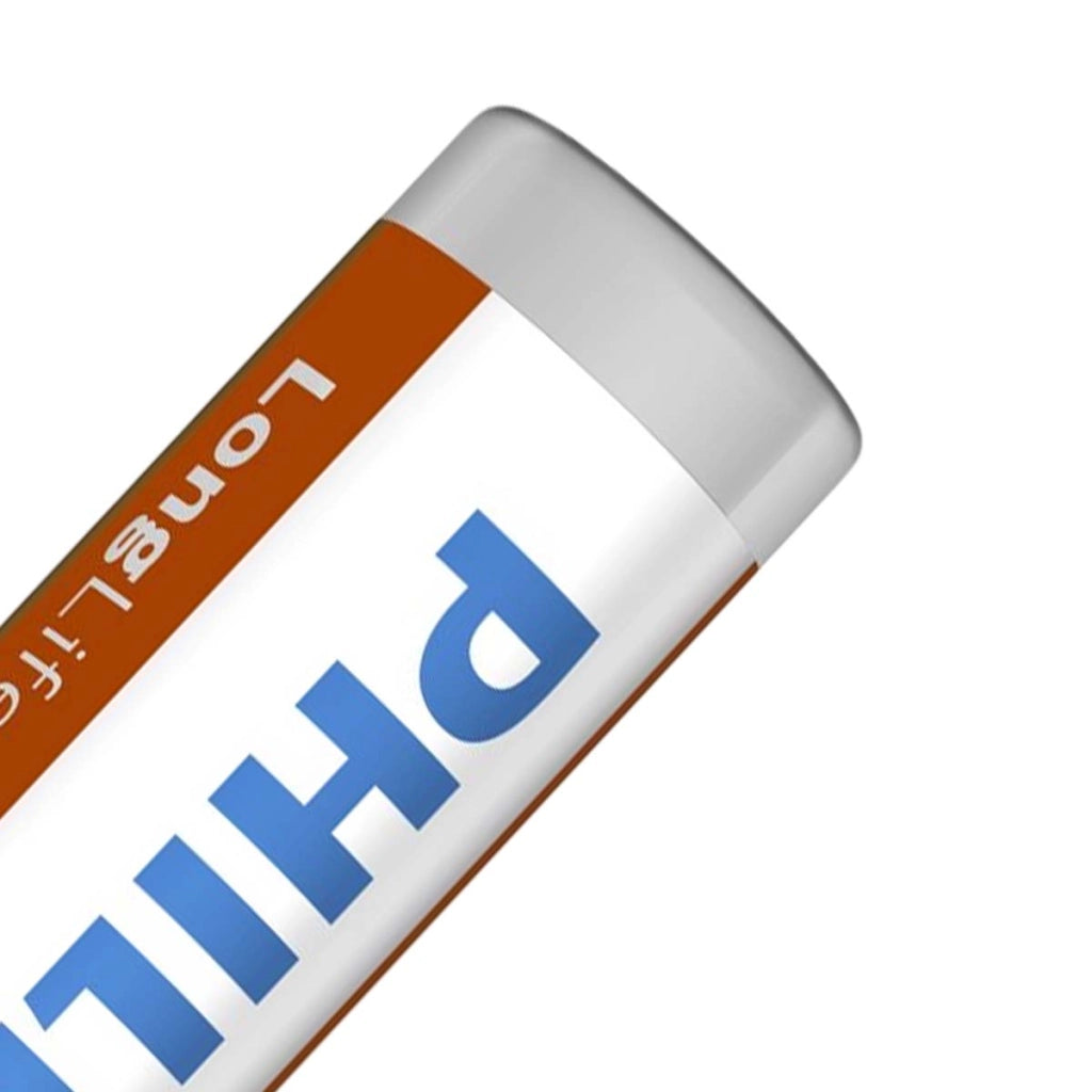 Confezione 12 Pile R03 1.5V Zinco AAA Modello LongLife Ultra Resistente Bianco / Blu Philips
