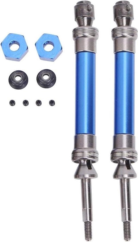 Aggiornamenti per Slash 2wd Assen Rustler - Naafschokken - 110 CVD - Piastra di compressione rossa - Kit di trasmissione per automodelli (blu scuro)
