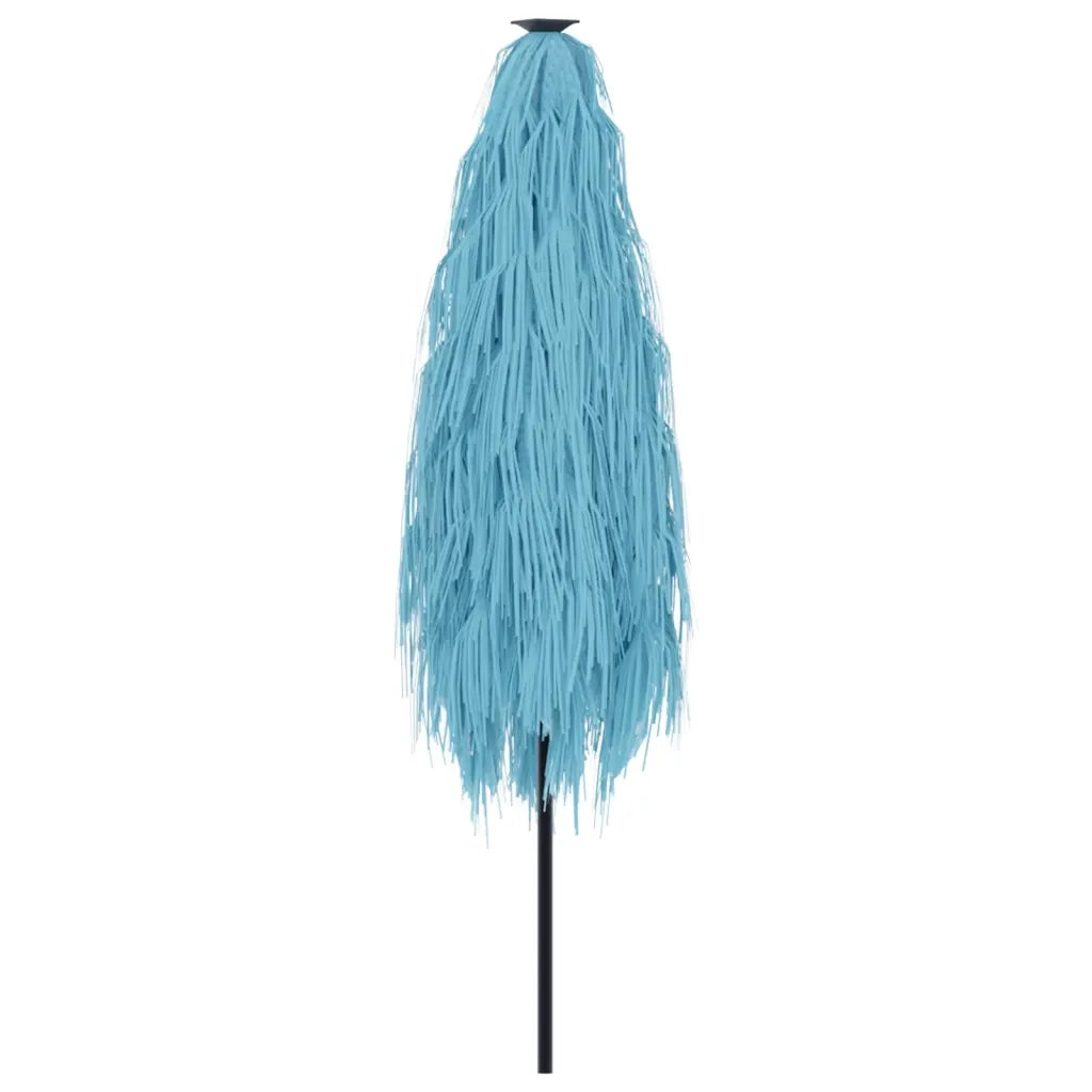 Ombrellone Giardino-Ombrello da Balcone con Palo in Acciaio Blu 388x388x248 cm