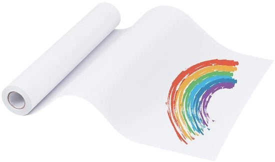 Tecnico per disegno 30 m - Carta artistica acrilica - Panno multifunzionale per artigianato - Adatto per acrilico/olio/marker - Set di 2 rotoli - 300 mm Largo