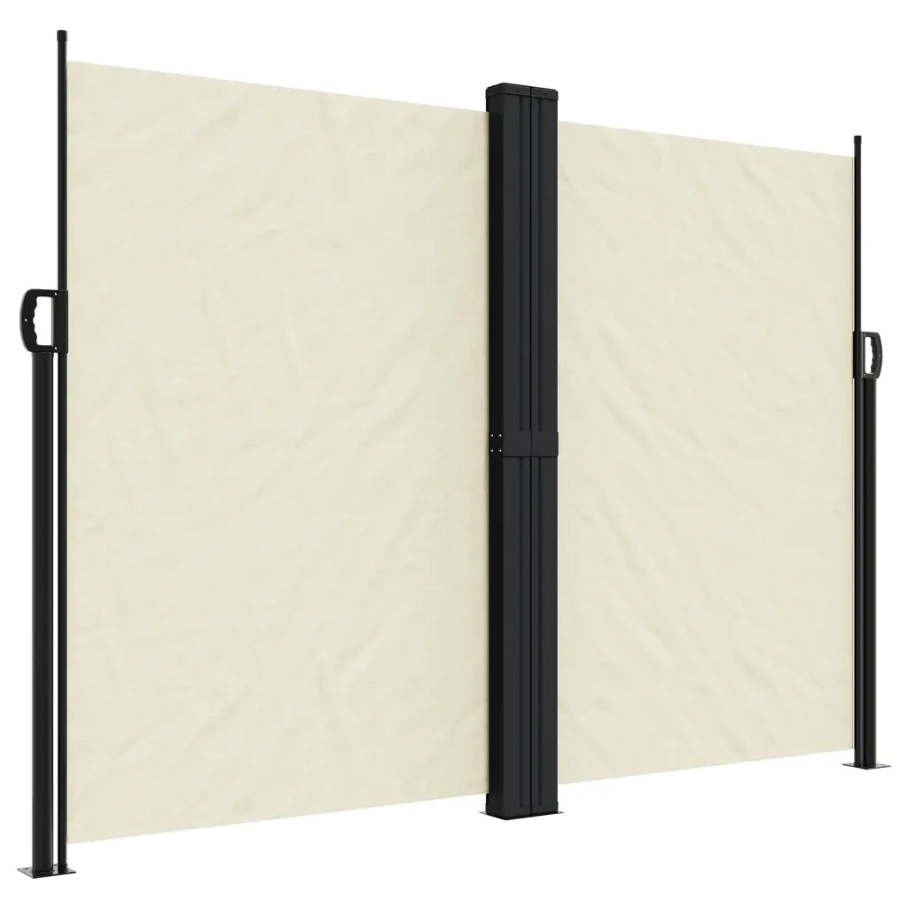 Tenda da Sole | Tenda parasole Laterale Retrattile Crema 180x1000 cm