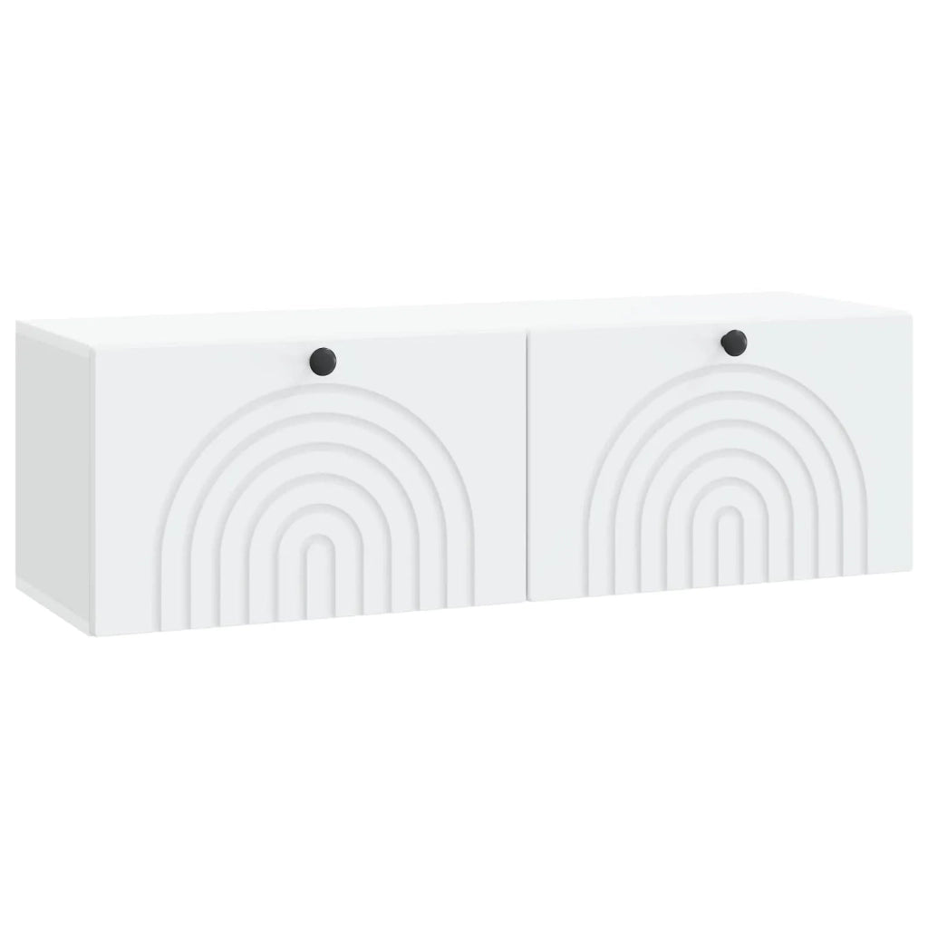 Mobile Porta TV da Muro Bianco 98 x 31 x 30 cm 898215