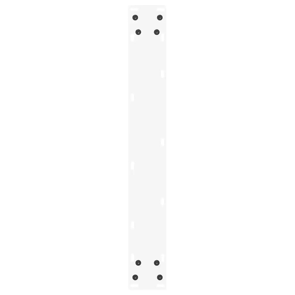 Gambe per tavolo da pranzo a forma di U 3 pz bianche 70x(72-73) cm in acciaio 4013201