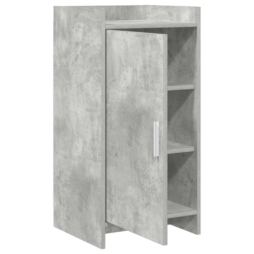 Credenza Grigio Cemento 40 x 36 x 80 cm Legno ingegnerizzato 8011054