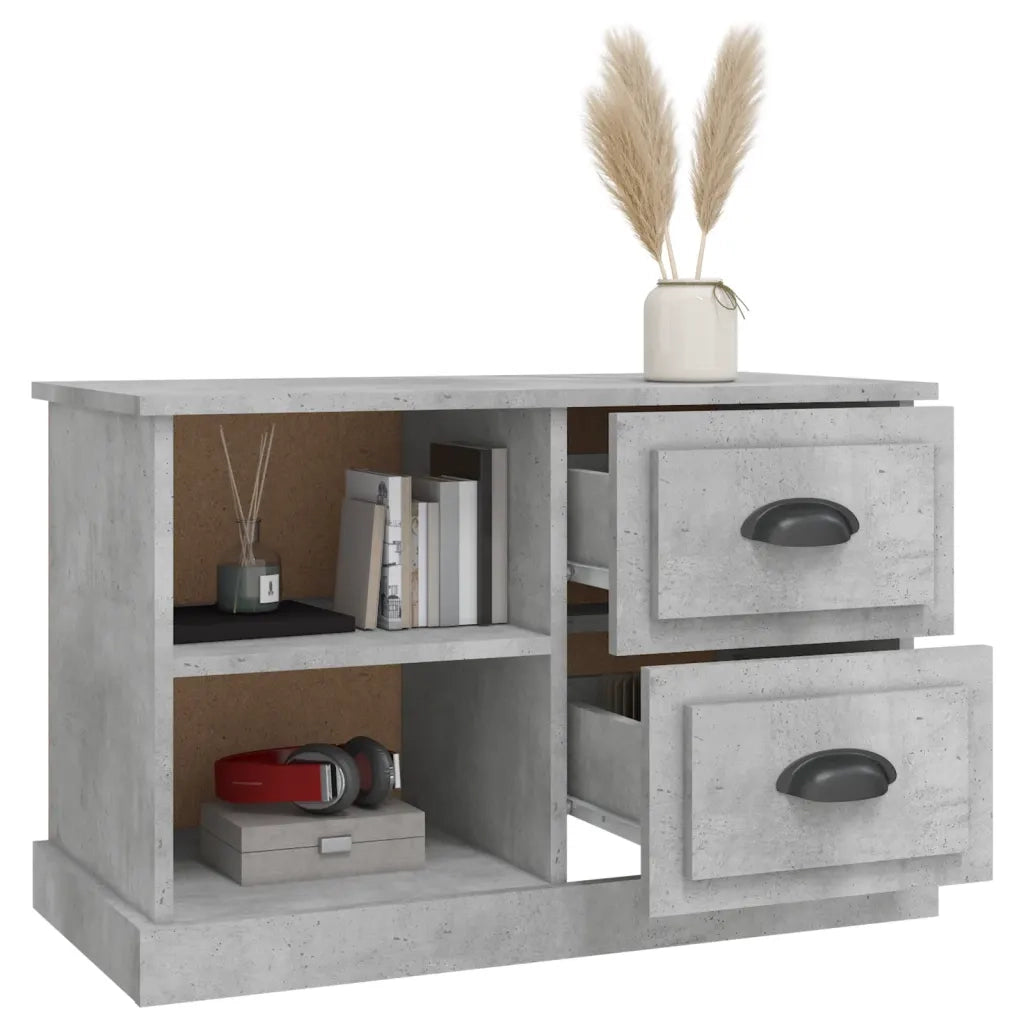 Mobile TV | Armadietto TV | Mobile Porta TV Grigio Cemento 73x35,5x47,5cm Legno Multistrato