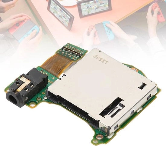 Sleuf per scheda di gioco Nintendo Switch - contenitore lettore di schede con porta di ricarica per dispositivi portatili.