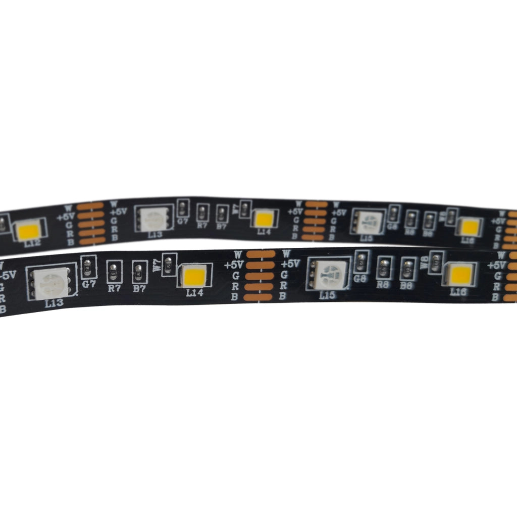Striscia LED RGBW-TV 2x1m USB5V telecomando musica Polux