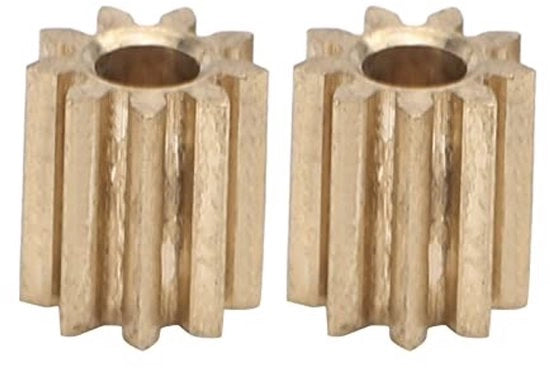 Sostituzione Dente di Accoppiamento - 2 pezzi Denti di Accoppiamento in Ottone - Modulo Duplo Intelli Lok 0.4 - Dente di Accoppiamento Motore - Materiale di Alta Qualità - Affidabile e Duraturo
