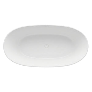 Vasca Da Bagno Freestanding In Acrilico Roma 170 Copritappo nero