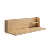 Scrivania da parete Herdasa effetto roble dorado 25x90x35