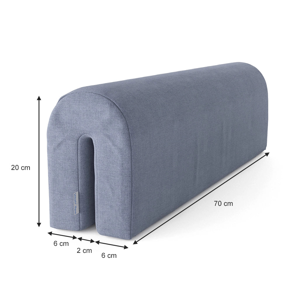 Vitalispa Protezione del letto Grigio 70 x 20 cm