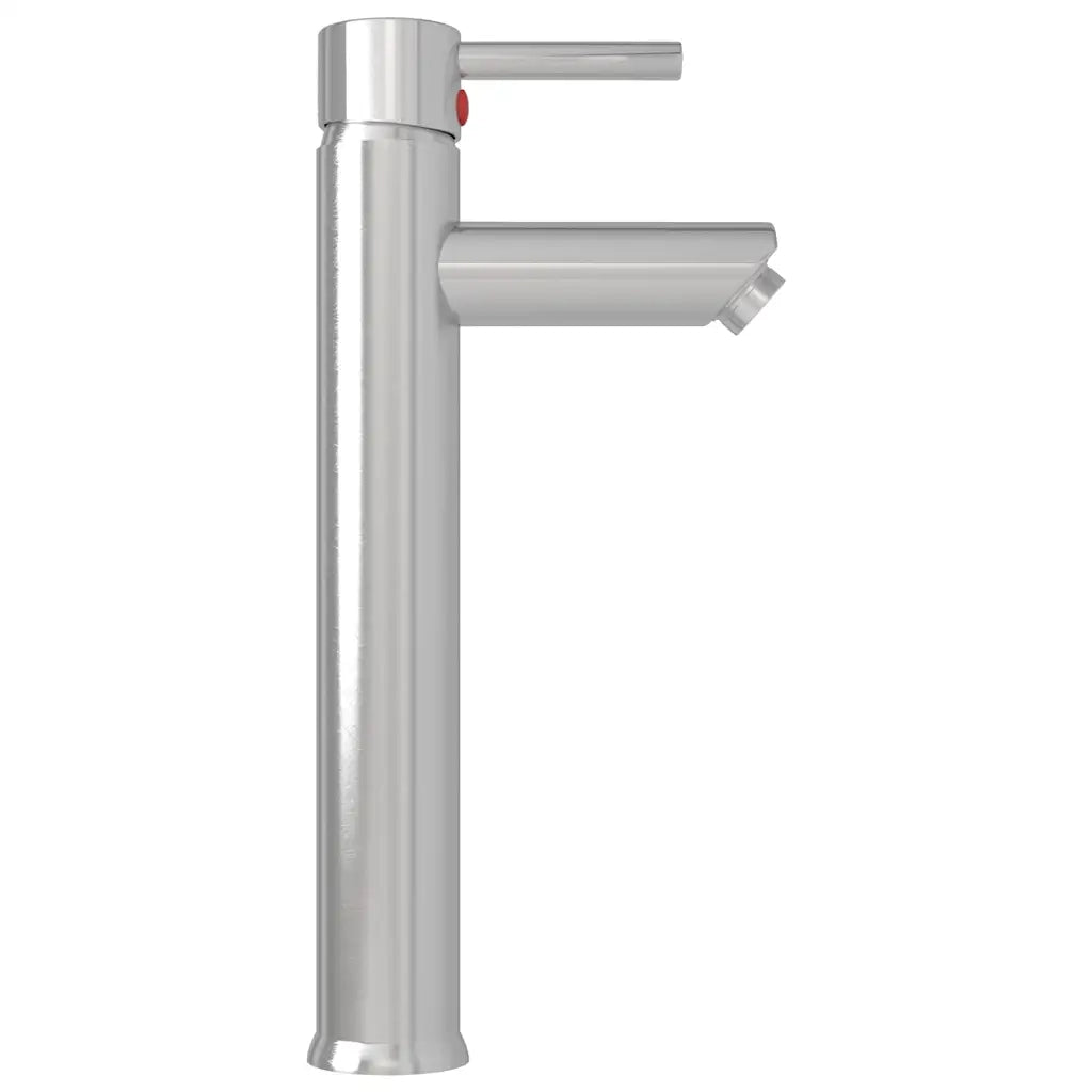 Lavandino con Rubinetto e Piletta in Vetro Temperato Marrone 3098458