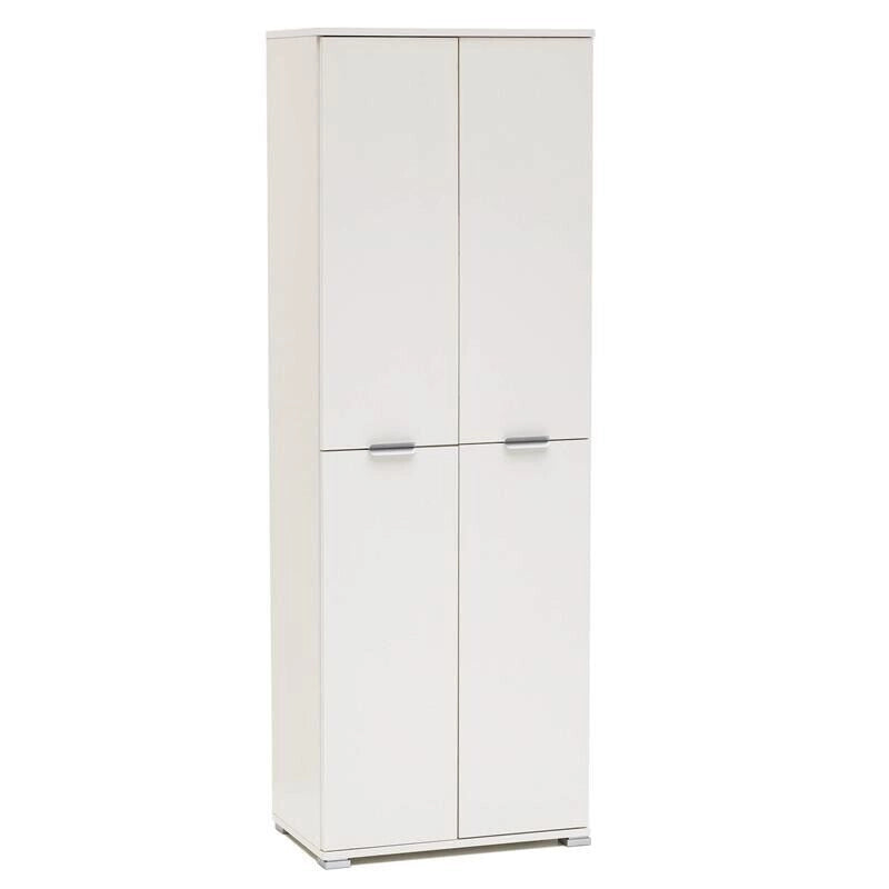 ARMADIO CON 4 ANTE BIANCO 60 X 38 X H174 CM