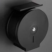Dispensatore di Carta Igienica in Acciaio Inossidabile - Montaggio a Parete - Jumbo Rotolo 22,5 cm - Dimensioni 25x26x11,5 cm - Resistente ai Colpi - Capacità di Carta Igienica