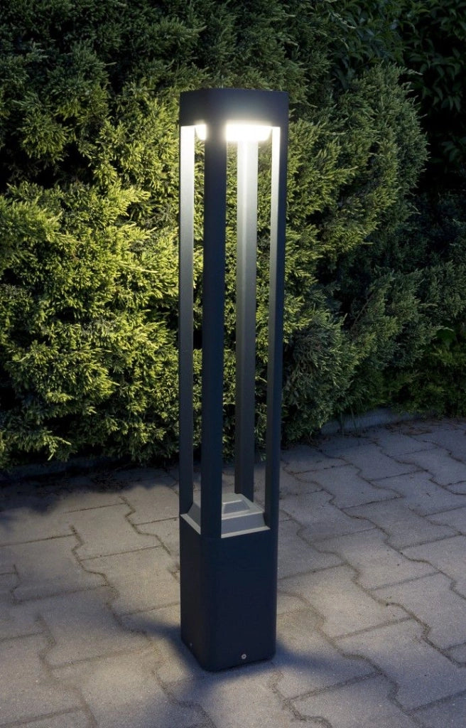 Paletto da giardino SU-MA Fan 80cm GX53 grigio IP54