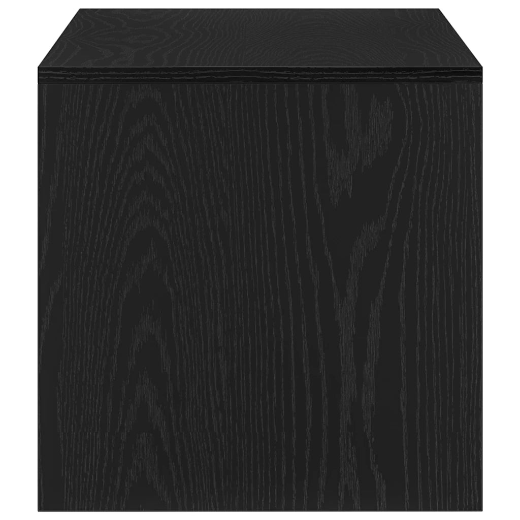 vidaXL Mobile Porta TV Rovere Nero 100x40x40 cm in Legno Multistrato