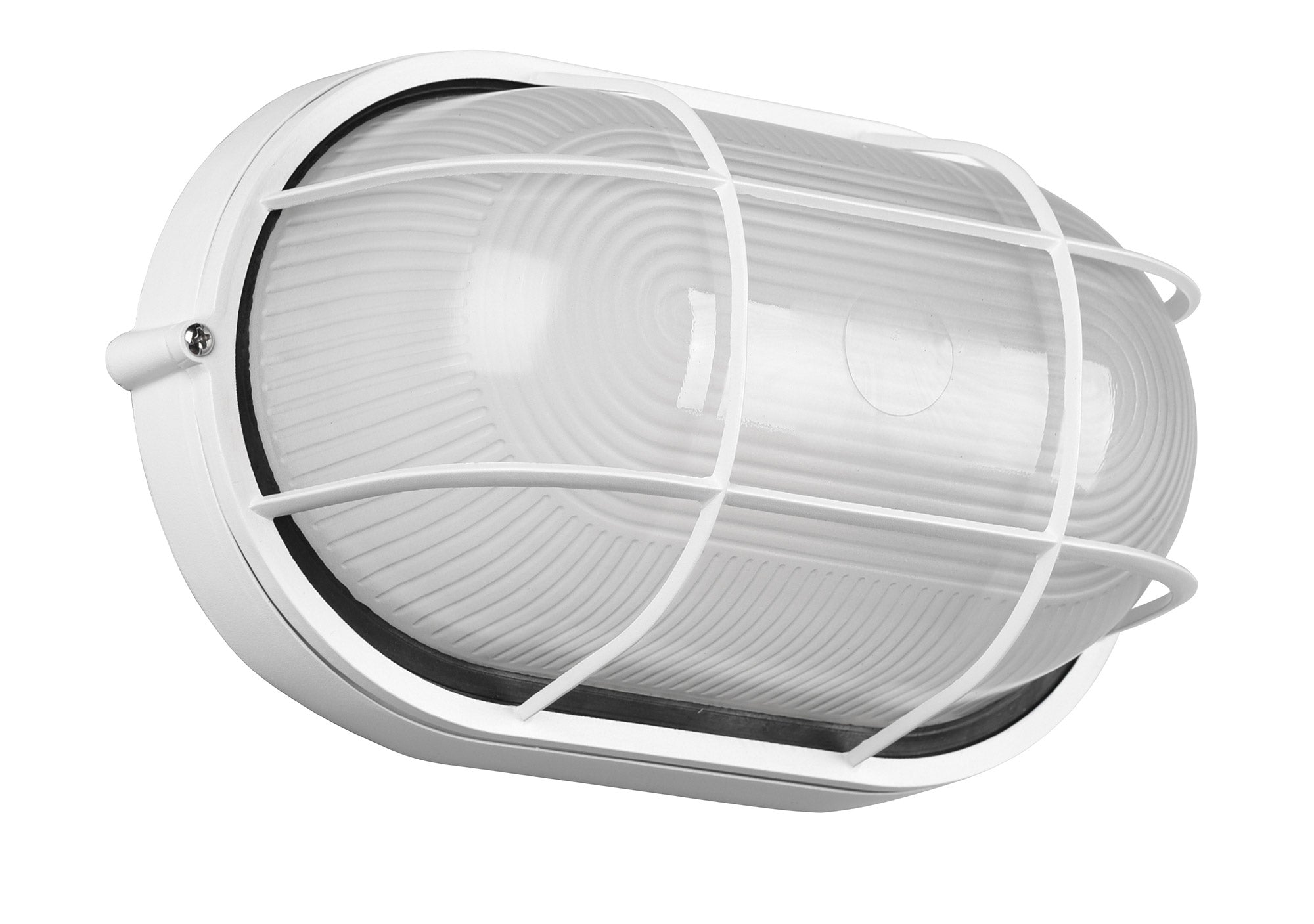 Plafoniera da Esterno Attacco E27 in Alluminio Bianco Opaco