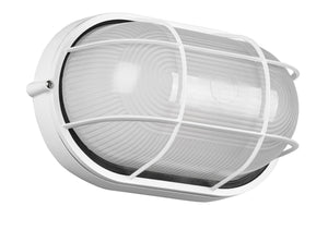 Plafoniera da Esterno Attacco E27 in Alluminio Bianco Opaco