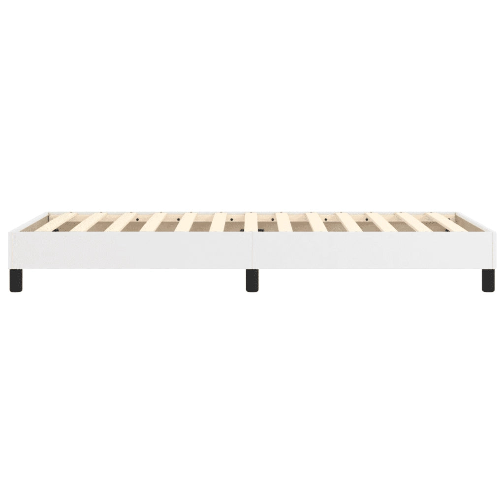 Struttura Letto a Rete a Molle Bianco 100x200 cm in Similpelle 3120683