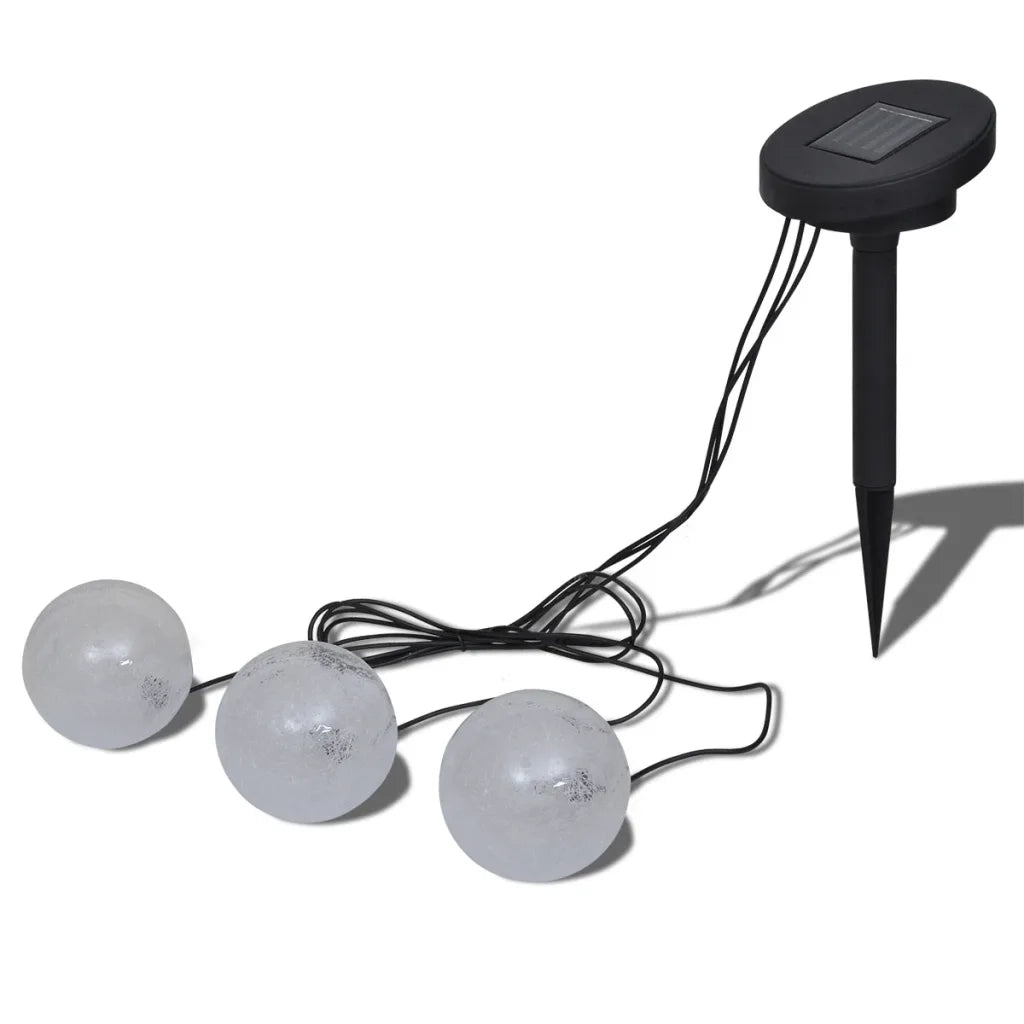 Set 3x lampada galleggiante solare a LED per laghetto piscina CFW9932490