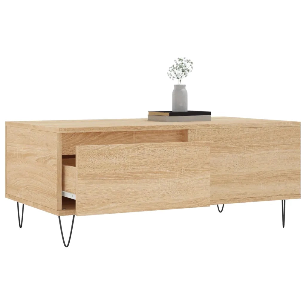 Tavolino salotto | Tavolino da caff¨¨ | Tavolino da Soggiorno Rovere Sonoma 90x50x36,5 cm Legno Multistrato