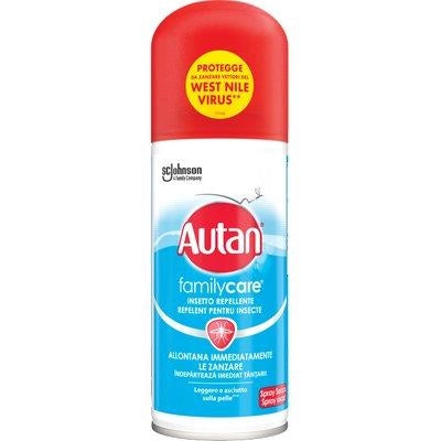 REPELLENTE INSETTI FAMILY CARE SECCO AUTAN - SPRAY ML 100- 12 pezzi