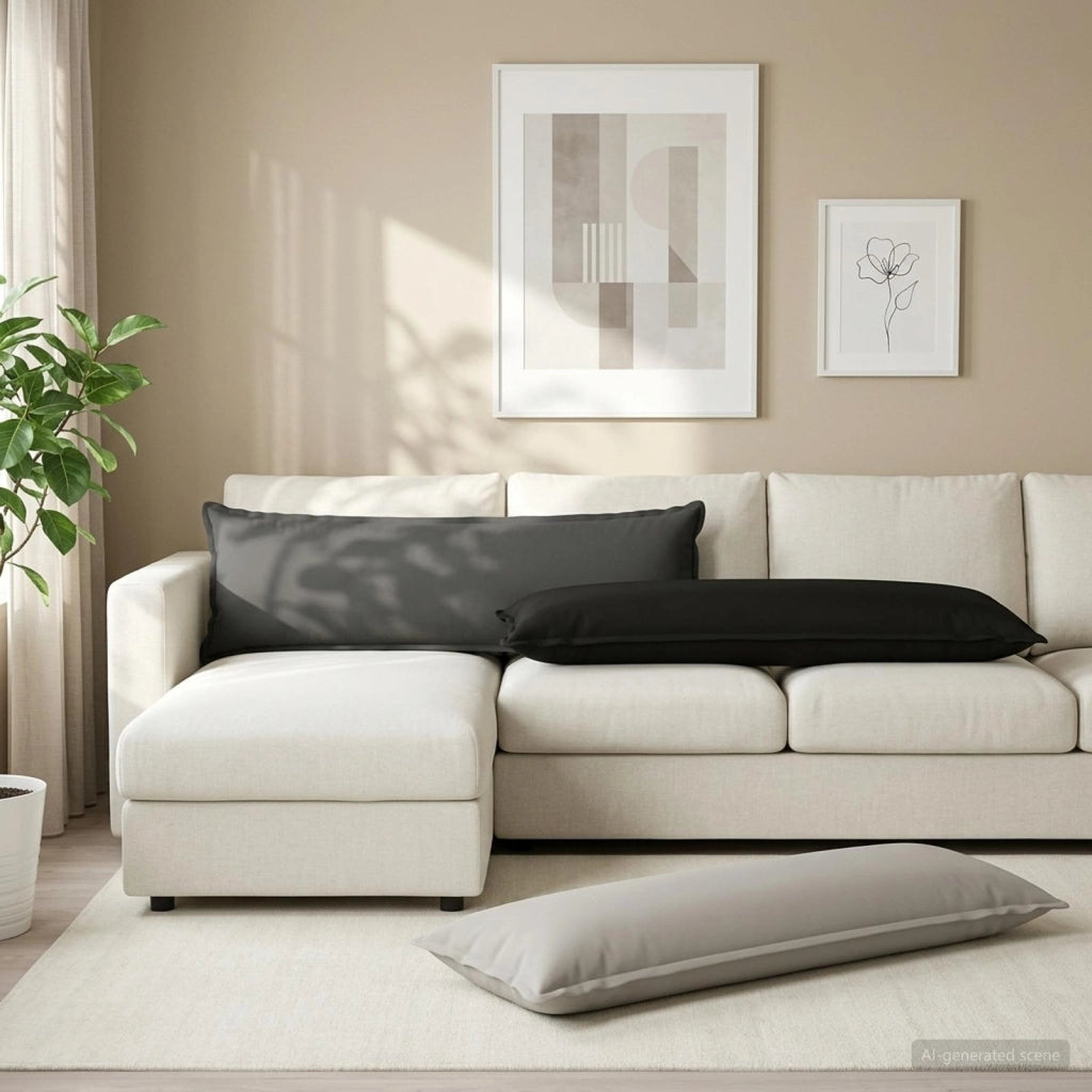 Federa HOUTEN Grigio 40 x 145 cm Poliestere 917286