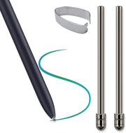 2 pezzi di punte in lega di titanio per Samsung Galaxy Tab e Smartphone pen stylus, sostituzione di punta in acciaio inossidabile con nessuna abrasione.