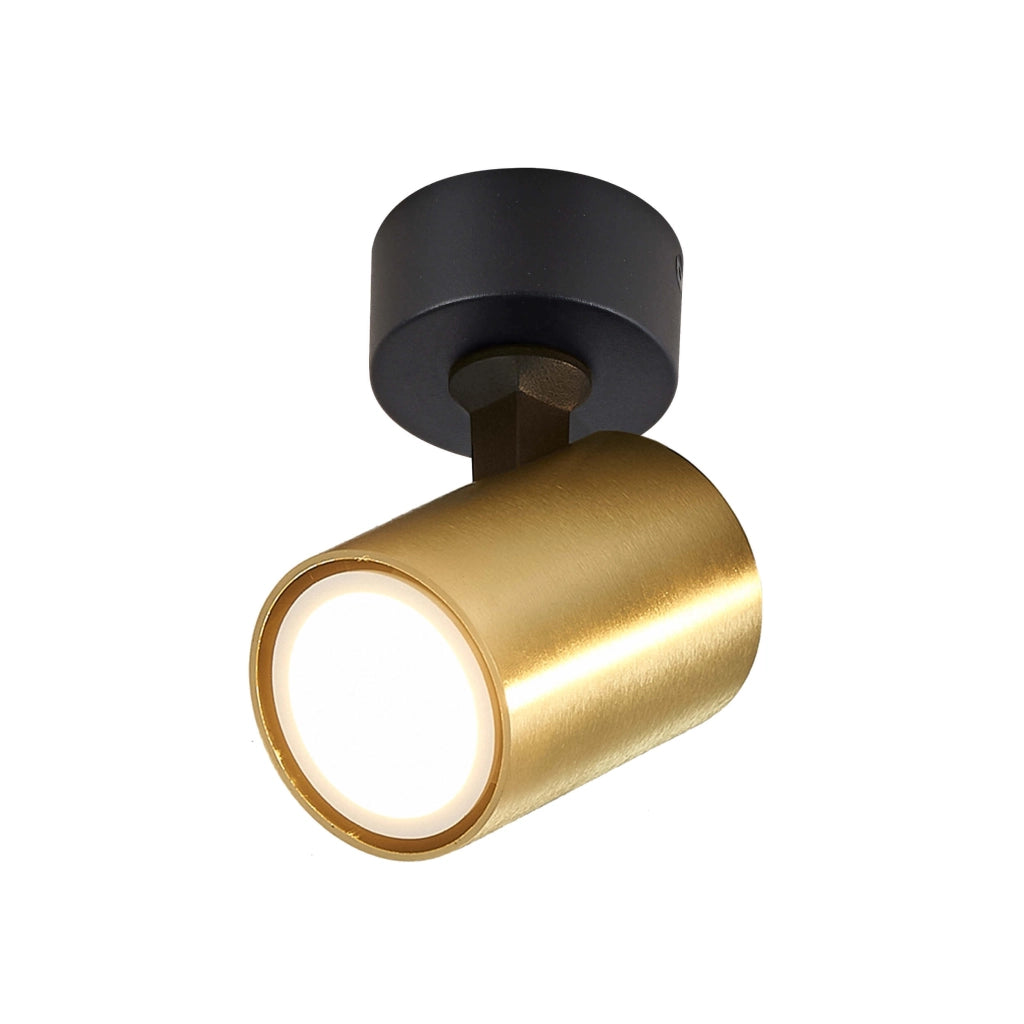 Faretto soffitto Snow 1xGU10 oro/nero metallo Light Prestige