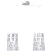 Lampada a sospensione Candellux Vista bianca 2xE27